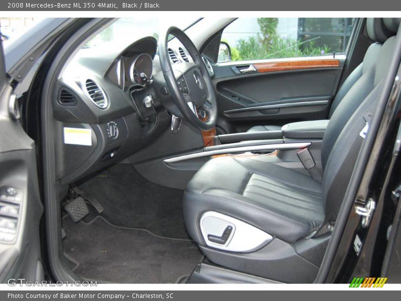 Black / Black 2008 Mercedes-Benz ML 350 4Matic