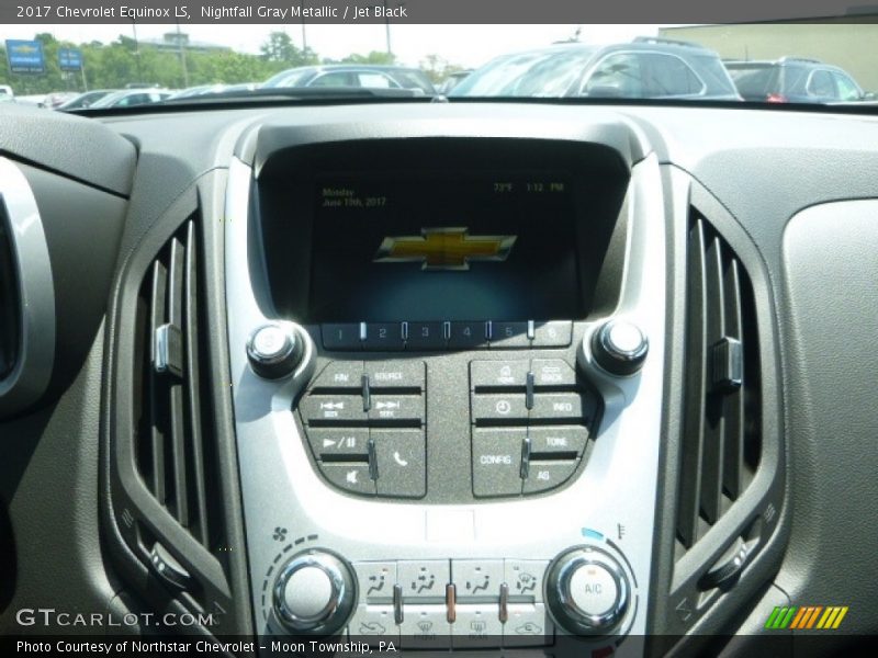 Nightfall Gray Metallic / Jet Black 2017 Chevrolet Equinox LS