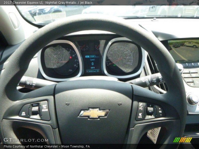 Nightfall Gray Metallic / Jet Black 2017 Chevrolet Equinox LS