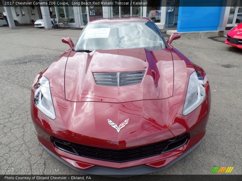 Long Beach Red Metallic Tintcoat / Kalahari 2017 Chevrolet Corvette Z06 Coupe