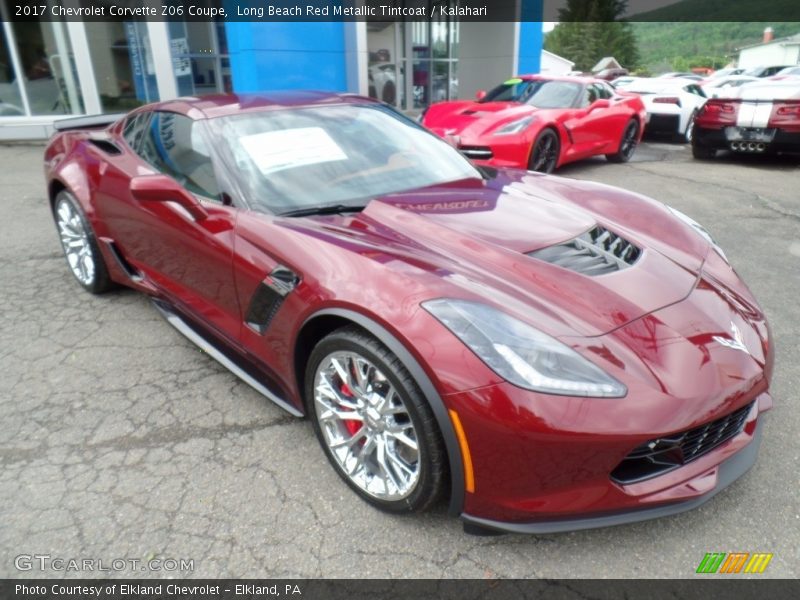 Long Beach Red Metallic Tintcoat / Kalahari 2017 Chevrolet Corvette Z06 Coupe