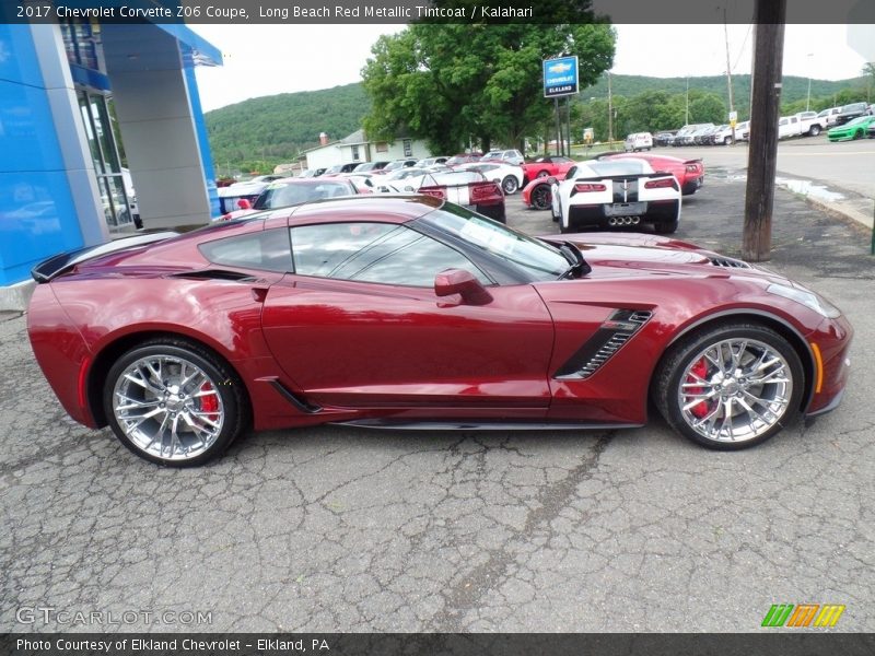 Long Beach Red Metallic Tintcoat / Kalahari 2017 Chevrolet Corvette Z06 Coupe