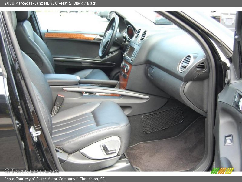 Black / Black 2008 Mercedes-Benz ML 350 4Matic