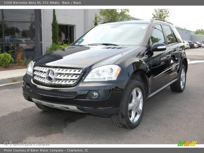 Black / Black 2008 Mercedes-Benz ML 350 4Matic