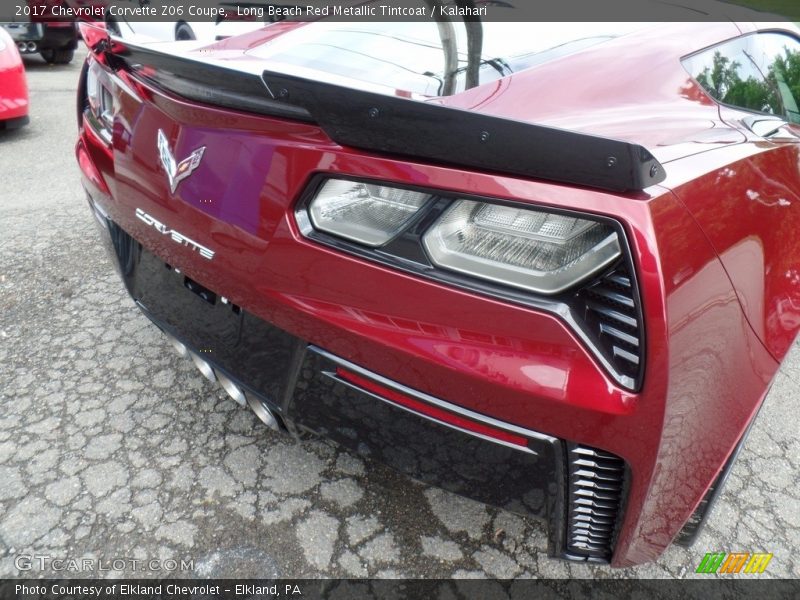 Long Beach Red Metallic Tintcoat / Kalahari 2017 Chevrolet Corvette Z06 Coupe