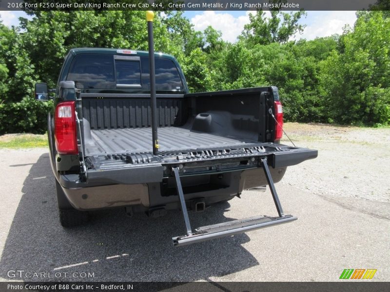 Green Gem Metallic / King Ranch Mesa/Adobe 2016 Ford F250 Super Duty King Ranch Crew Cab 4x4