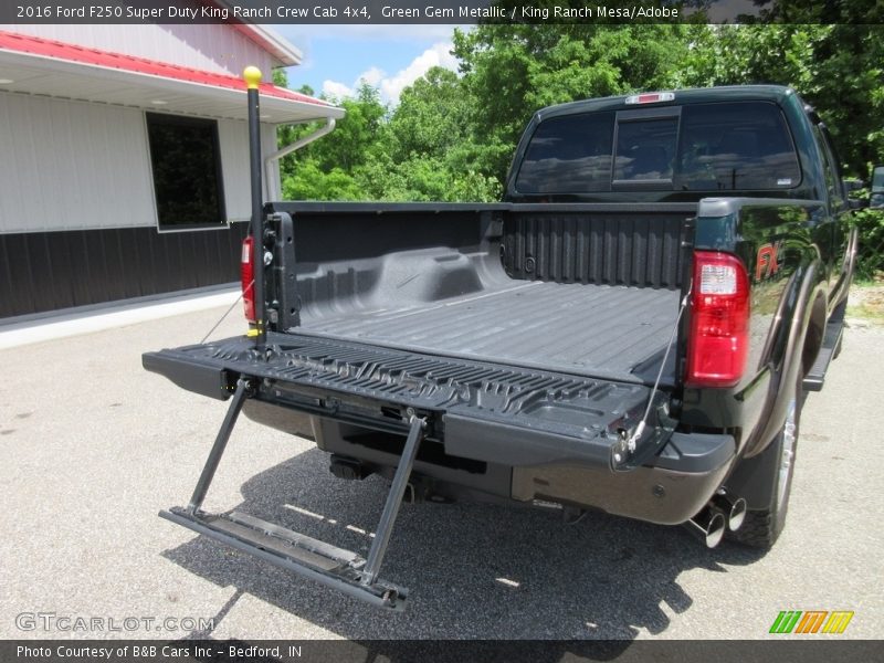 Green Gem Metallic / King Ranch Mesa/Adobe 2016 Ford F250 Super Duty King Ranch Crew Cab 4x4