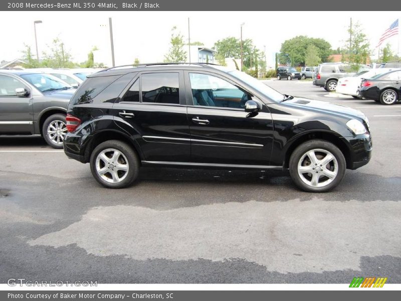Black / Black 2008 Mercedes-Benz ML 350 4Matic