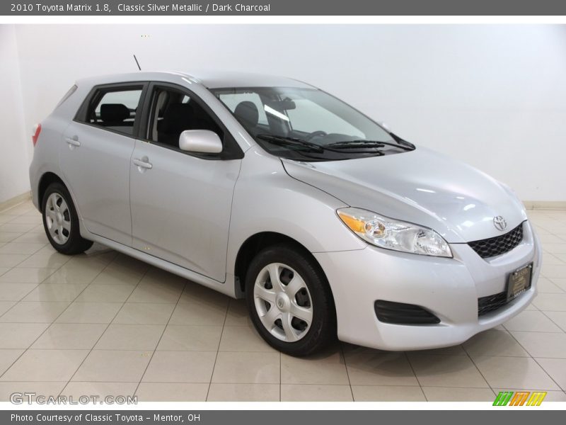 Classic Silver Metallic / Dark Charcoal 2010 Toyota Matrix 1.8