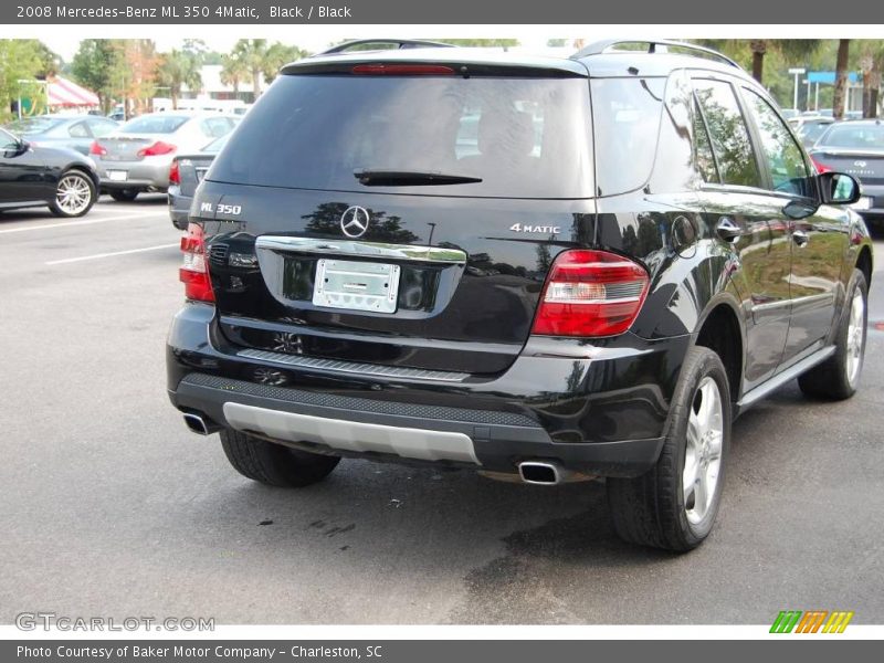 Black / Black 2008 Mercedes-Benz ML 350 4Matic