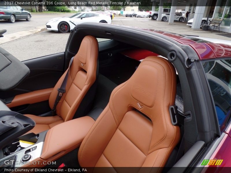 Long Beach Red Metallic Tintcoat / Kalahari 2017 Chevrolet Corvette Z06 Coupe