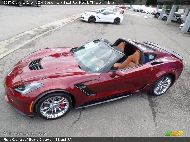 Long Beach Red Metallic Tintcoat / Kalahari 2017 Chevrolet Corvette Z06 Coupe