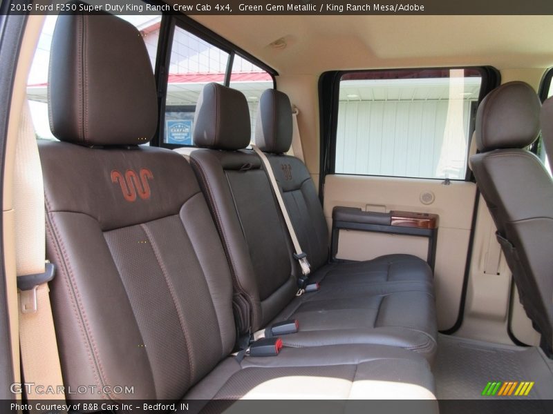 Green Gem Metallic / King Ranch Mesa/Adobe 2016 Ford F250 Super Duty King Ranch Crew Cab 4x4