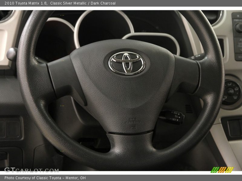 Classic Silver Metallic / Dark Charcoal 2010 Toyota Matrix 1.8