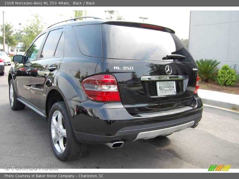 Black / Black 2008 Mercedes-Benz ML 350 4Matic