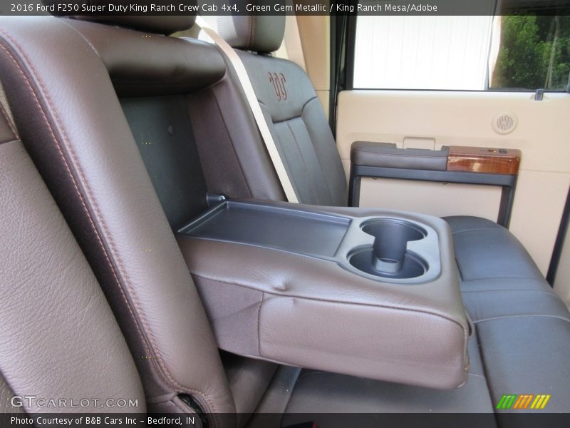 Green Gem Metallic / King Ranch Mesa/Adobe 2016 Ford F250 Super Duty King Ranch Crew Cab 4x4