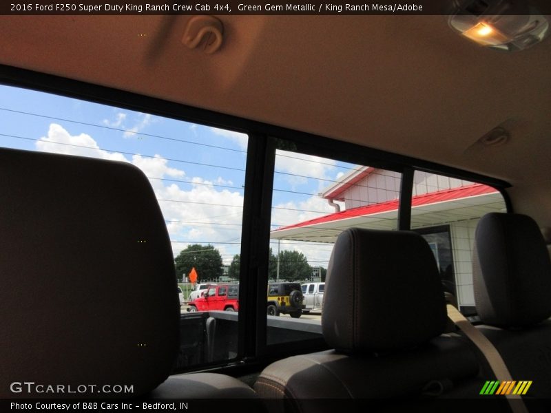 Green Gem Metallic / King Ranch Mesa/Adobe 2016 Ford F250 Super Duty King Ranch Crew Cab 4x4