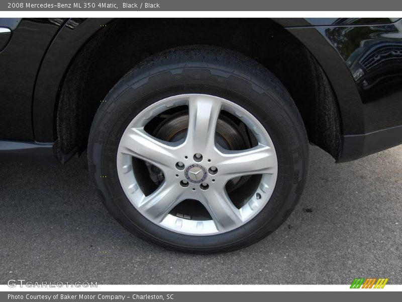 Black / Black 2008 Mercedes-Benz ML 350 4Matic