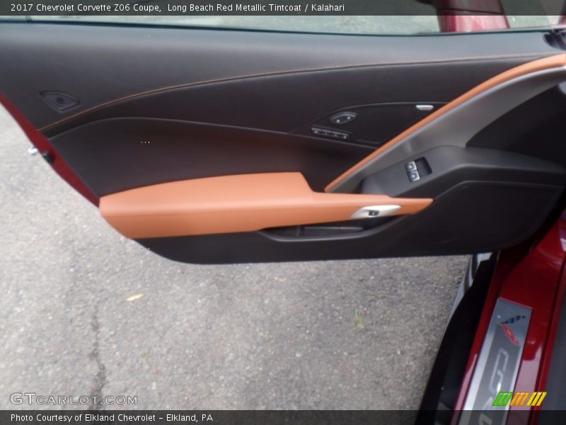 Long Beach Red Metallic Tintcoat / Kalahari 2017 Chevrolet Corvette Z06 Coupe