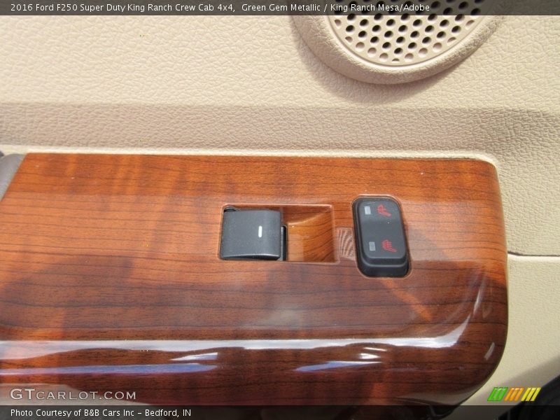 Green Gem Metallic / King Ranch Mesa/Adobe 2016 Ford F250 Super Duty King Ranch Crew Cab 4x4