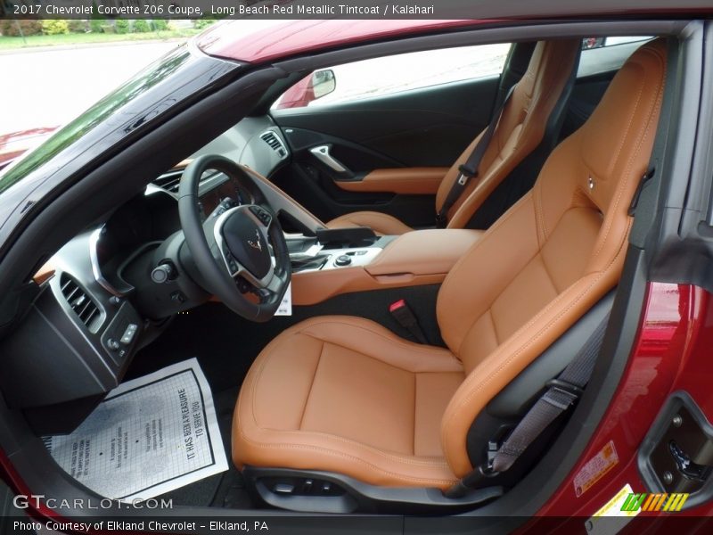  2017 Corvette Z06 Coupe Kalahari Interior