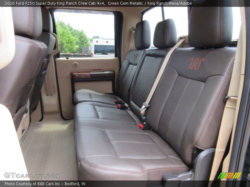 Green Gem Metallic / King Ranch Mesa/Adobe 2016 Ford F250 Super Duty King Ranch Crew Cab 4x4