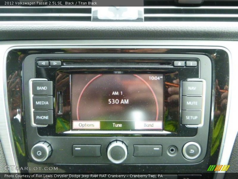 Black / Titan Black 2012 Volkswagen Passat 2.5L SE