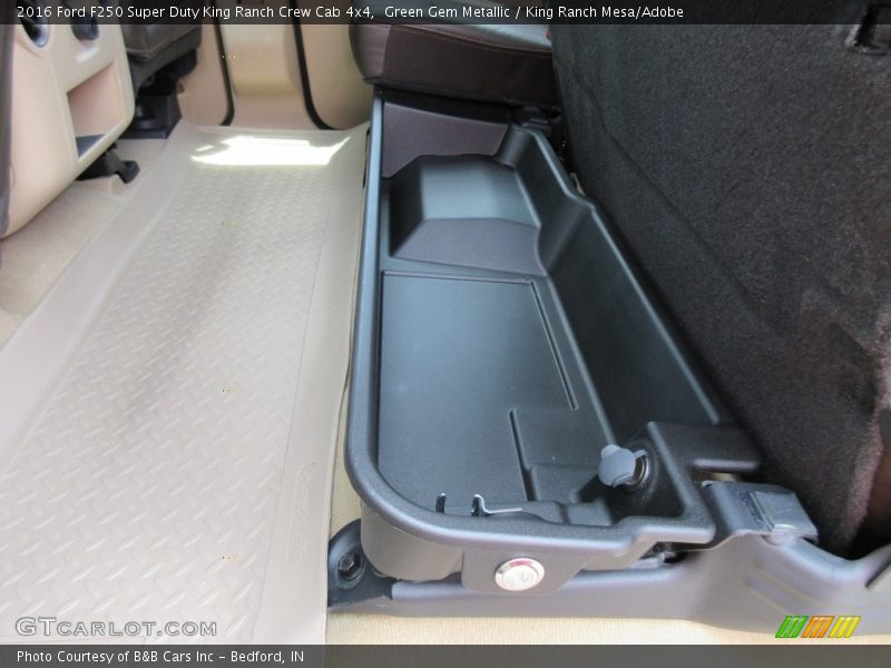 Green Gem Metallic / King Ranch Mesa/Adobe 2016 Ford F250 Super Duty King Ranch Crew Cab 4x4