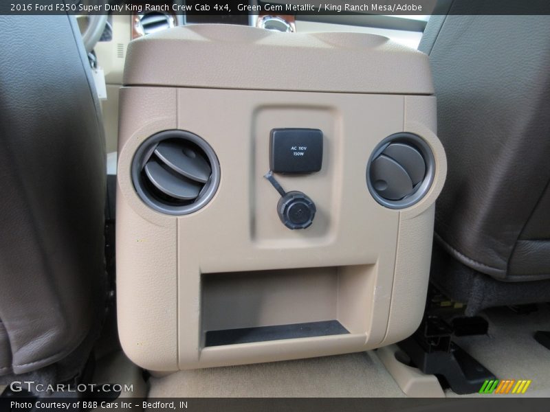 Green Gem Metallic / King Ranch Mesa/Adobe 2016 Ford F250 Super Duty King Ranch Crew Cab 4x4