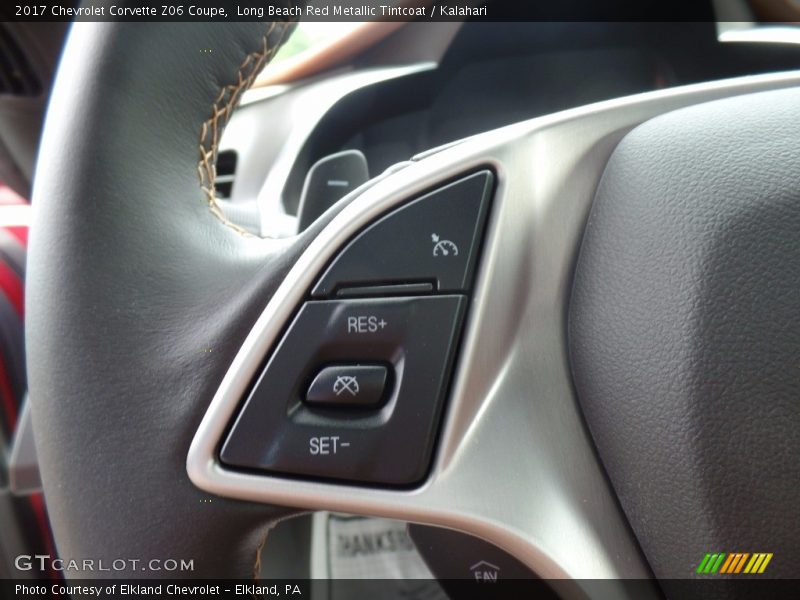 Controls of 2017 Corvette Z06 Coupe