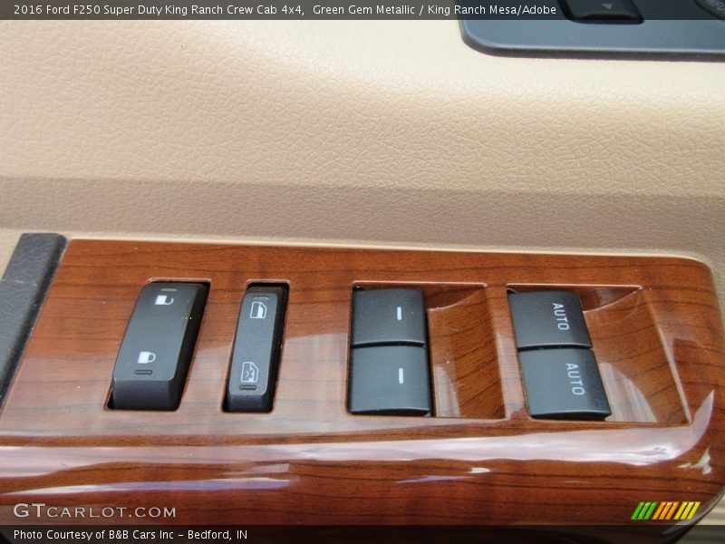 Green Gem Metallic / King Ranch Mesa/Adobe 2016 Ford F250 Super Duty King Ranch Crew Cab 4x4