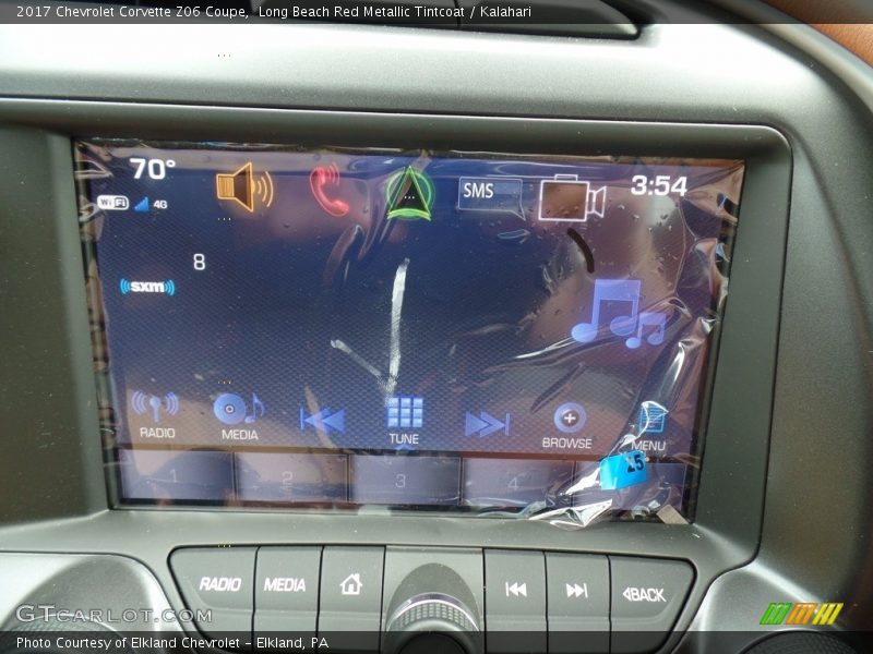 Long Beach Red Metallic Tintcoat / Kalahari 2017 Chevrolet Corvette Z06 Coupe