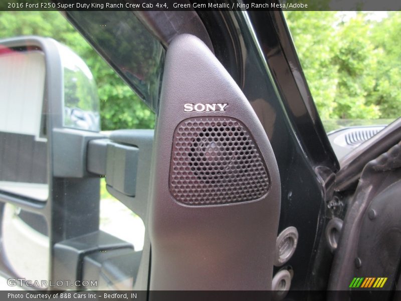 Green Gem Metallic / King Ranch Mesa/Adobe 2016 Ford F250 Super Duty King Ranch Crew Cab 4x4