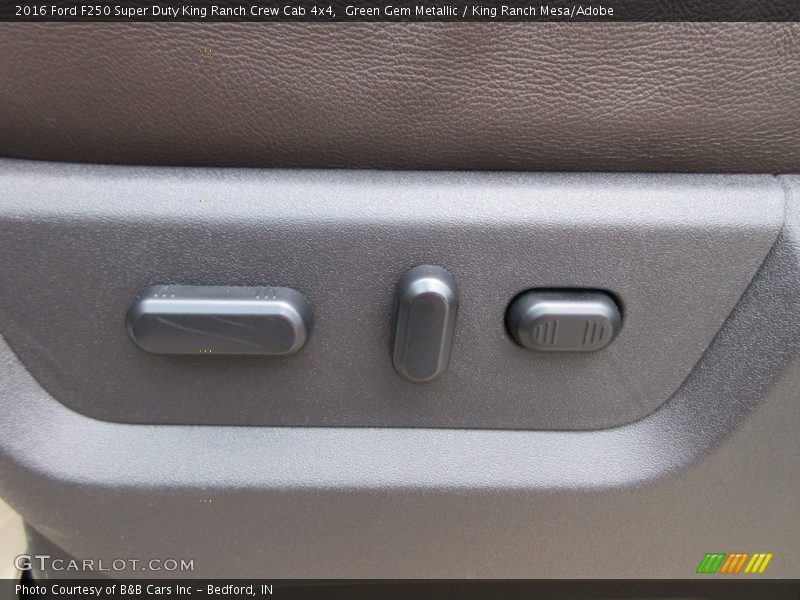Green Gem Metallic / King Ranch Mesa/Adobe 2016 Ford F250 Super Duty King Ranch Crew Cab 4x4