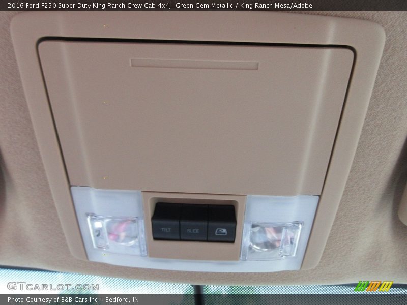 Green Gem Metallic / King Ranch Mesa/Adobe 2016 Ford F250 Super Duty King Ranch Crew Cab 4x4