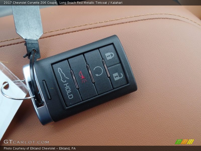 Long Beach Red Metallic Tintcoat / Kalahari 2017 Chevrolet Corvette Z06 Coupe