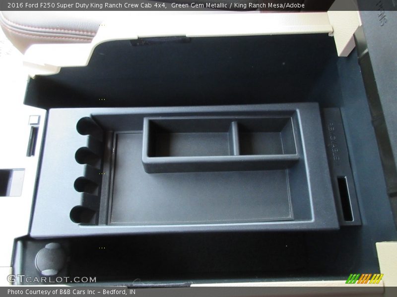 Green Gem Metallic / King Ranch Mesa/Adobe 2016 Ford F250 Super Duty King Ranch Crew Cab 4x4