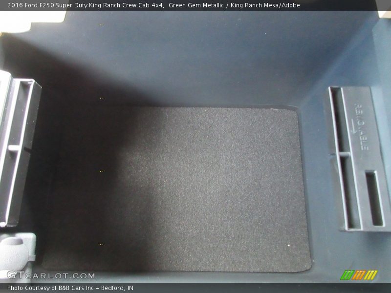 Green Gem Metallic / King Ranch Mesa/Adobe 2016 Ford F250 Super Duty King Ranch Crew Cab 4x4