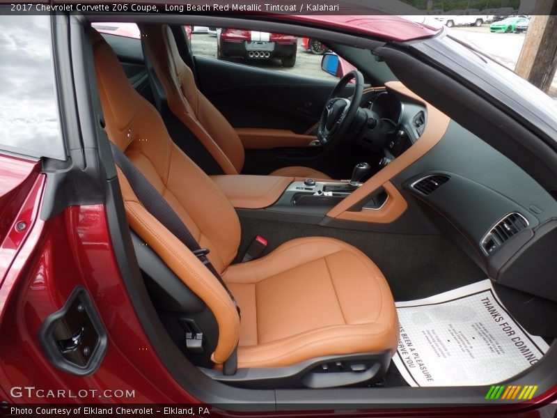 Long Beach Red Metallic Tintcoat / Kalahari 2017 Chevrolet Corvette Z06 Coupe