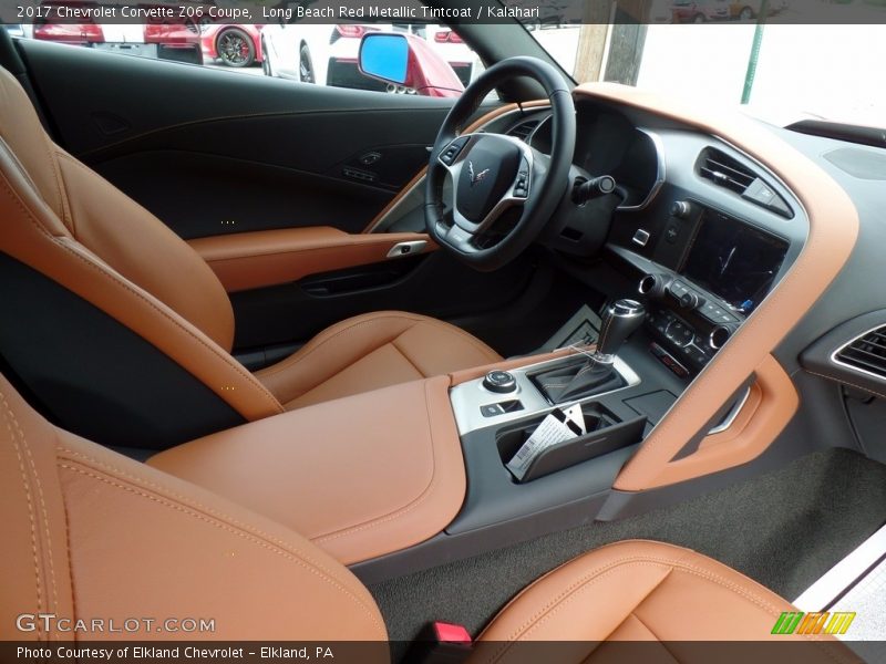 Long Beach Red Metallic Tintcoat / Kalahari 2017 Chevrolet Corvette Z06 Coupe