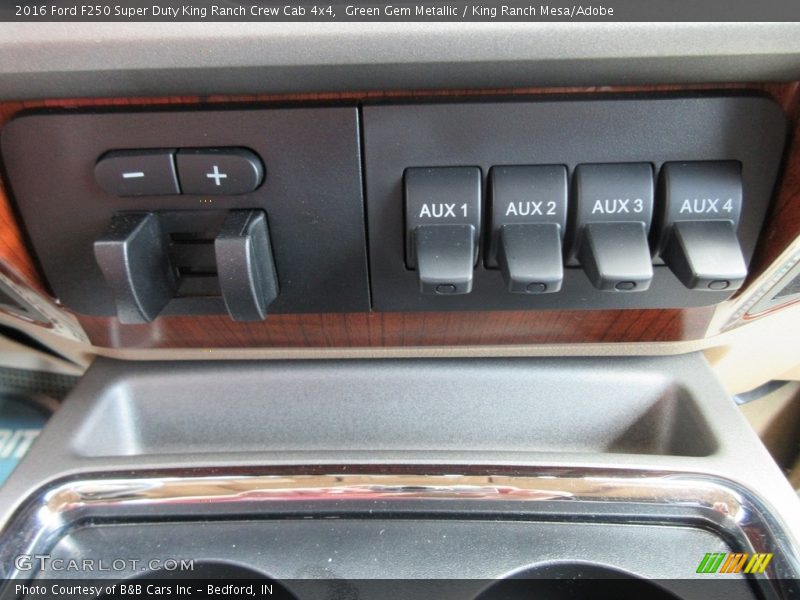 Green Gem Metallic / King Ranch Mesa/Adobe 2016 Ford F250 Super Duty King Ranch Crew Cab 4x4