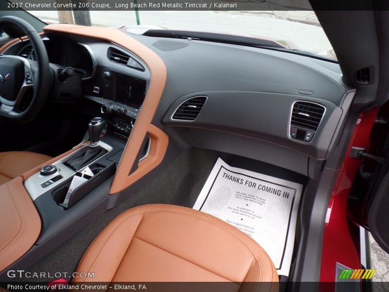 Long Beach Red Metallic Tintcoat / Kalahari 2017 Chevrolet Corvette Z06 Coupe