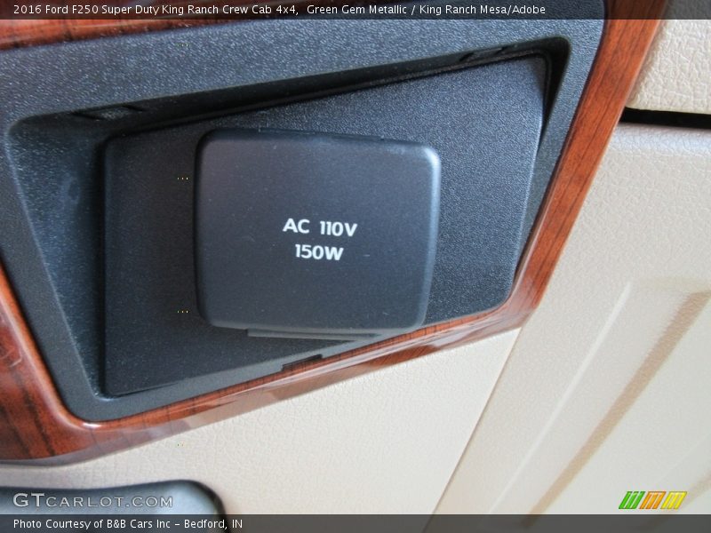 Green Gem Metallic / King Ranch Mesa/Adobe 2016 Ford F250 Super Duty King Ranch Crew Cab 4x4