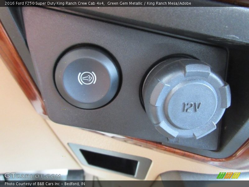 Green Gem Metallic / King Ranch Mesa/Adobe 2016 Ford F250 Super Duty King Ranch Crew Cab 4x4