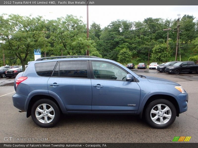 Pacific Blue Metallic / Ash 2012 Toyota RAV4 V6 Limited 4WD