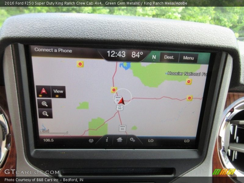 Green Gem Metallic / King Ranch Mesa/Adobe 2016 Ford F250 Super Duty King Ranch Crew Cab 4x4
