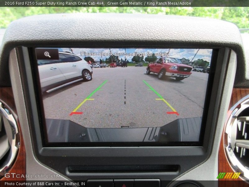 Green Gem Metallic / King Ranch Mesa/Adobe 2016 Ford F250 Super Duty King Ranch Crew Cab 4x4