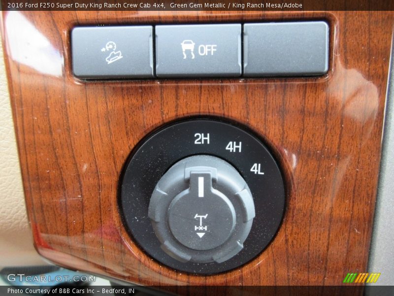 Green Gem Metallic / King Ranch Mesa/Adobe 2016 Ford F250 Super Duty King Ranch Crew Cab 4x4