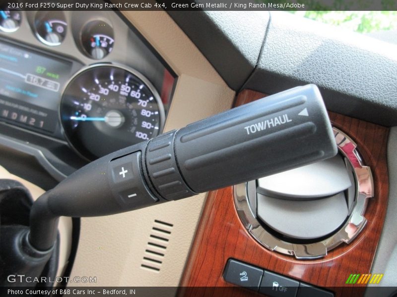 Green Gem Metallic / King Ranch Mesa/Adobe 2016 Ford F250 Super Duty King Ranch Crew Cab 4x4