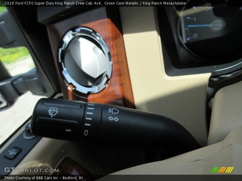 Green Gem Metallic / King Ranch Mesa/Adobe 2016 Ford F250 Super Duty King Ranch Crew Cab 4x4